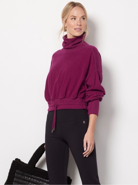 Sweaty Betty Tops - Sweaty Betty Melody Luxe Fleece Pullover S NWT